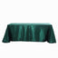 Satin Rectangular 90"x156" Tablecloth Hunter Emerald Green - Seamless Table Cover