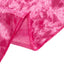 Premium Crushed Velvet 90"x132" Rectangle Tablecloth Fuchsia - Reusable Soft & Seamless Table Cover