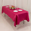 Lamour Satin 60"x102" Rectangle Tablecloth Fuchsia - Durable & Silky Soft Feel Table Cover