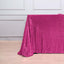 Sequin 90"x156" Rectangle Tablecloth Fuchsia - Seamless Twinkling Table Cover