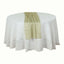 Glitter Gauze 27"x120" Table Runner Champagne - Sparkling Reusable Sheer Table Linen