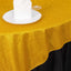 Polyester 72"x72" Table Overlay Square Tablecloth Gold - Glitter Sparkle Design for Classy Celebrations