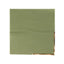 50-Pack Paper Beverage Napkins Dusty Sage Green with Gold Foil Edge - 2 Ply Disposable Soft 18GSM Cocktail Napkins 5"x5"