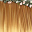 8ftx10ft Gold Satin Event Curtain Drapes, Backdrop Event Panel