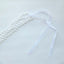 Faux Pearl Beaded 16" Chair Back Garland Sash White Gatsby-Inspired Style - Pre-Tied Chic Wedding Decor for Chiavari Chairs