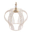Crystal-Bead Royal Crown Cake Topper Metallic Gold - Themed Baby Showers Cakes & Event Centerpieces 16"