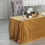Premium Velvet 90"x132" Rectangle Tablecloth Gold - Reusable Soft & Polished Seamless Table Cover for Luxury Weddings & Events