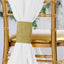 4 Pack Gold Rhinestone Mesh Velcro Backdrop Curtain Bands, Large Chair Sash Clip Tie Backs - 5"X10"