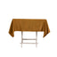 Lamour Satin 54"x54" Square Tablecloth Gold - Durable & Silk-Like Table Cover