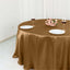 Satin 132" Round Tablecloth Gold - Stylish Seamless Table Cover for Weddings & Events