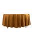 Scuba Round 108" Tablecloth Shimmering Gold - Wrinkle Free & Stain Resistant Table Cover for Weddings and Parties