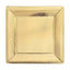 10-Pack Disposable Square Charger Plates in Gold with Leather Like Texture - 1100GSM Durable Paper Chargers 13"