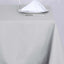 Polyester 90"x90" Table Overlay Square Tablecloth Silver - Wrinkle-Resistant & Durable Table Cover