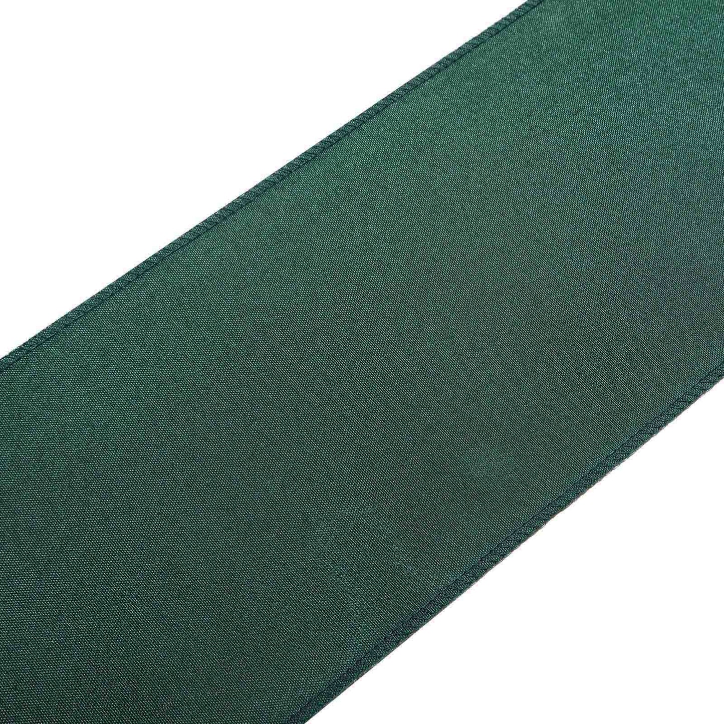 5 Pack Polyester Chair Sashes Hunter Emerald Green 6"x108"