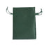 12 Pack 5"x7" Hunter Emerald Green Satin Wedding Party Favor Bags, Drawstring Pouch Gift Bags
