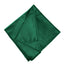 5 Pack Premium Velvet 20"x20" Napkins Hunter Emerald Green - Soft Sheen Finish Cloth Napkins