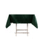 Lamour Satin 54"x54" Square Tablecloth Hunter Emerald Green - Durable & Silk-Like Table Cover