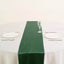 Premium Velvet 12"x108" Table Runner Hunter Emerald Green - Sheen Finish Reusable Table Decor
