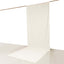 Ivory Scuba Polyester Event Curtain Drapes, Durable Flame Resistant Backdrop Event Panel Wrinkle Free with Rod Pockets - 5ftx14ft