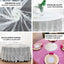 Lace 108" Round Tablecloth Ivory - Premium Design for Formal Table Settings