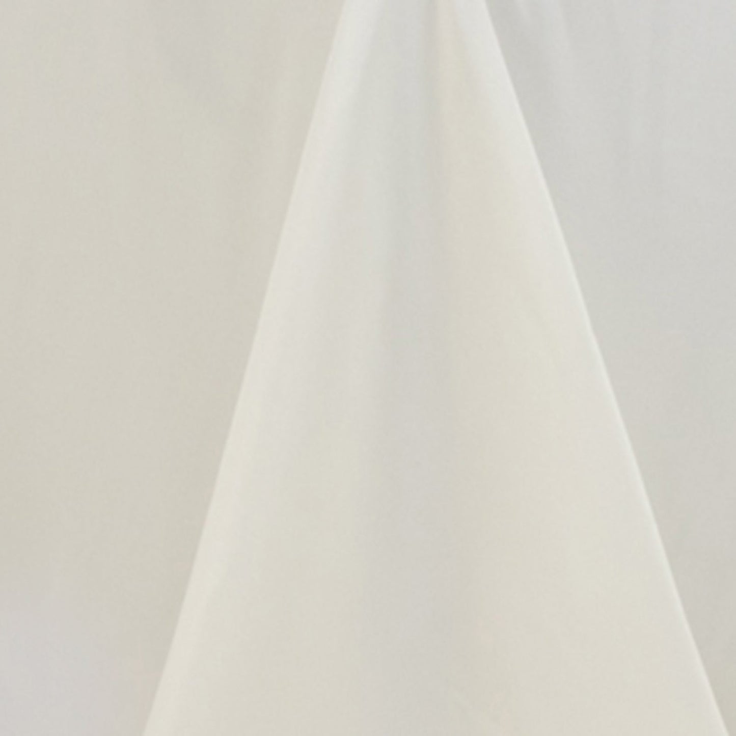 Fire Retardant Premium Polyester 90"x132" Rectangular Tablecloth Ivory - High-Performance Seamless Table Cover