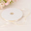 100 Yards 3/8" Ivory Single Face Decorative Satin Ribbon