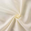 Polyester 90"x132" Rectangle Tablecloth Ivory - Rounded Corners and Seamless Table Cover