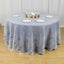 Lace 120" Round Tablecloth Ivory - Seamless Premium Design for Upscale Celebrations