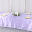 Satin Rectangular 60"x102" Tablecloth Lavender Lilac - Smooth and Lustrous Table Cover