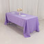 Premium Polyester 60"x126" Rectangle Tablecloth Lavender Lilac - Stain-Resistant 220GSM Finish Table Cover