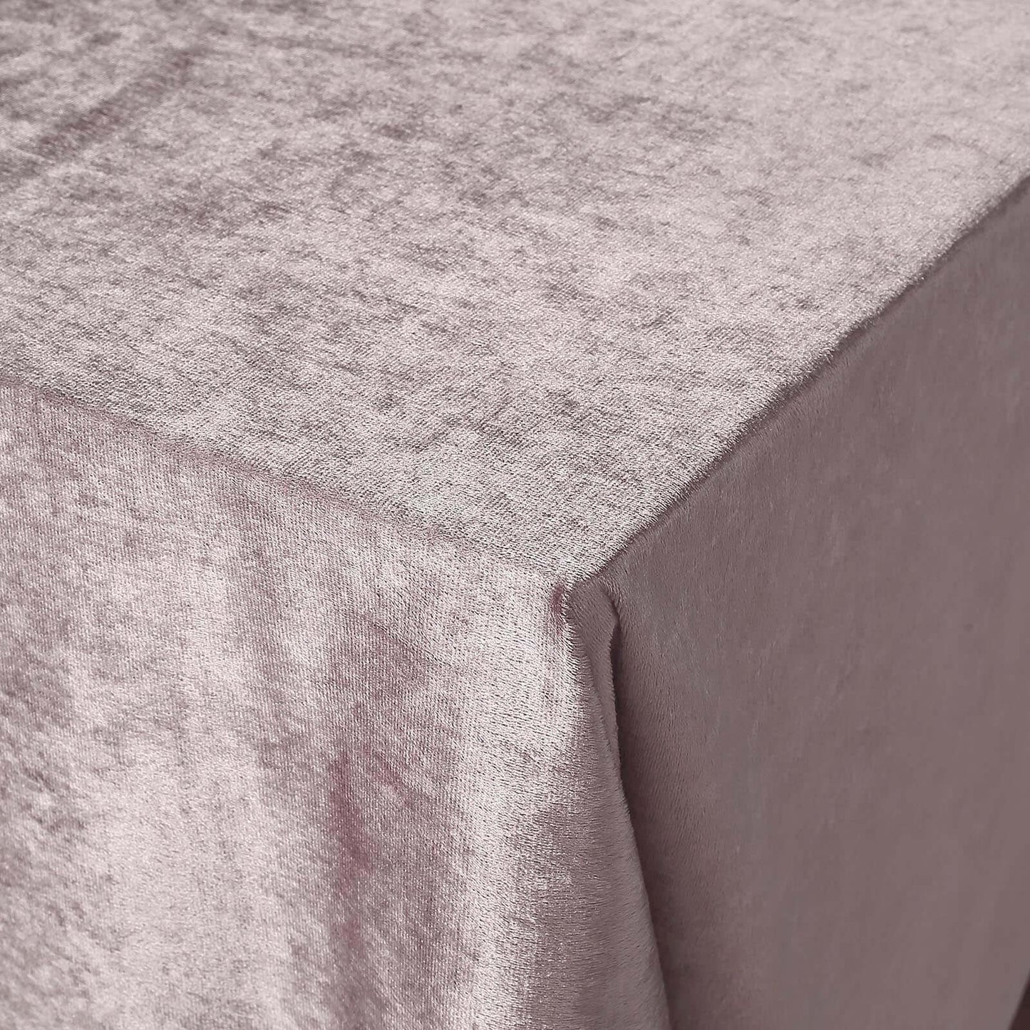 Premium Velvet 60"x102" Rectangle Tablecloth Mauve - Reusable & Soft Table Cover