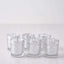 6-Pack Silver Glass Votive Tealight Holders - Stylish Primrose Design for Weddings & DÃ©cor