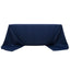 Premium Polyester 90"x156" Rectangle Tablecloth Navy Blue - Seamless 220GSM Stain-Resistant Table Cover