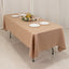 Lamour Satin 60"x102" Rectangle Tablecloth Nude - Durable & Silky Soft Feel Table Cover