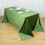 Premium Velvet 90"x132" Rectangle Tablecloth Olive Green - Reusable Soft & Seamless Table Cover