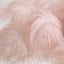 12 Pack 13"-15" Rose Gold Natural Plume Real Ostrich Feathers, DIY Centerpiece Fillers