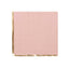 50-Pack Paper Beverage Napkins with Gold Foil Edge Dusty Rose - Disposable 2 Ply Cocktail Napkins for Events 6.5"x6.5"