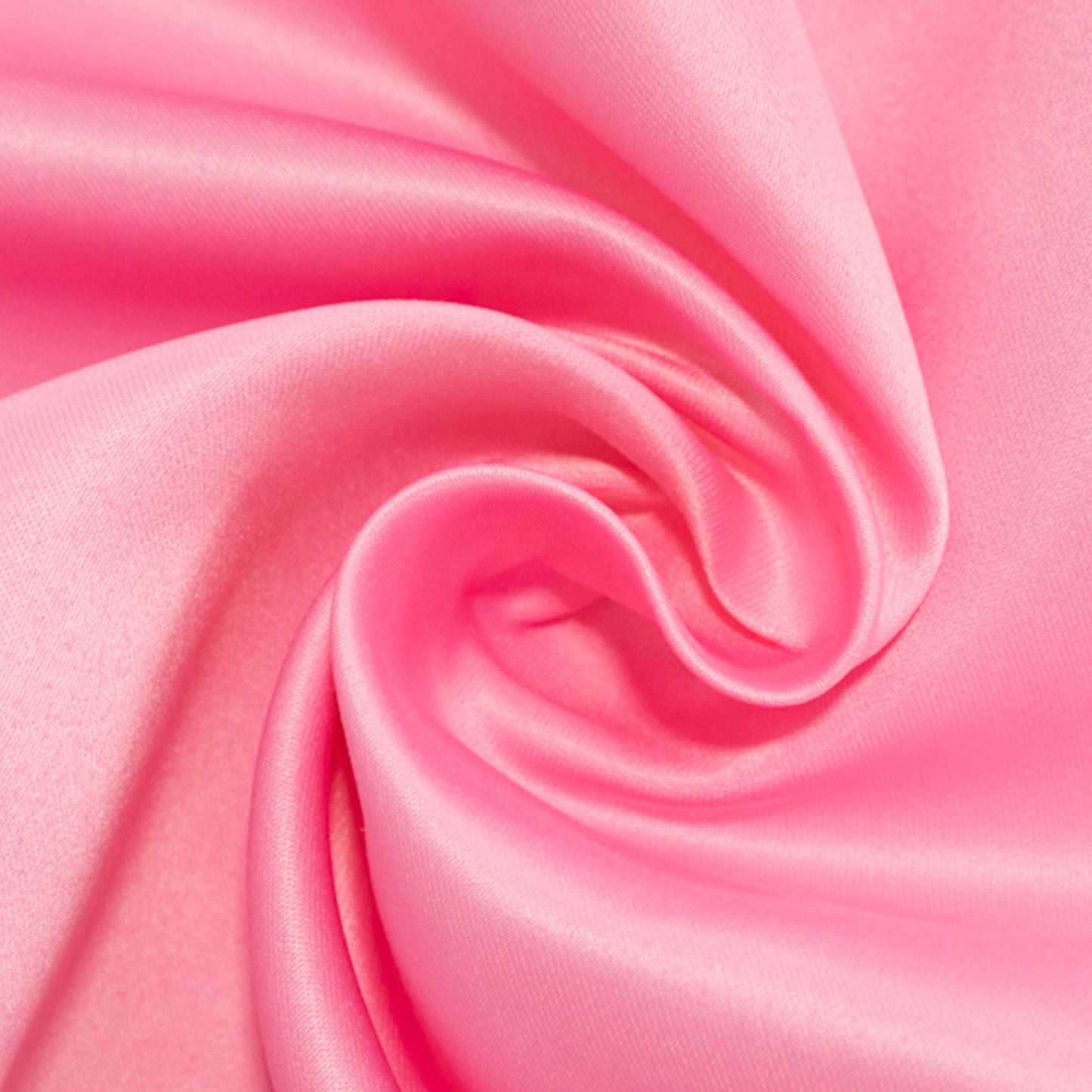 Lamour Satin 54"x54" Table Overlay Square Tablecloth Pink - Durable & Silk-Like Table Cover