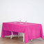 Polyester 60"x126" Rectangle Tablecloth Fuchsia - Wrinkle-Resistant Table Cover