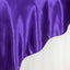 Satin 60"x60" Table Overlay Square Tablecloth Purple - Smooth Silky Touch Table Cover