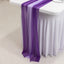 20-Pack 9ft Sheer Table Runners â€“ Purple/Lavender Lilac Shimmer Sheer Drapes, Wrinkle-Free