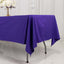 Scuba Rectangular 60"x102" Tablecloth Purple - Wrinkle Free & Stain Resistant Table Cover