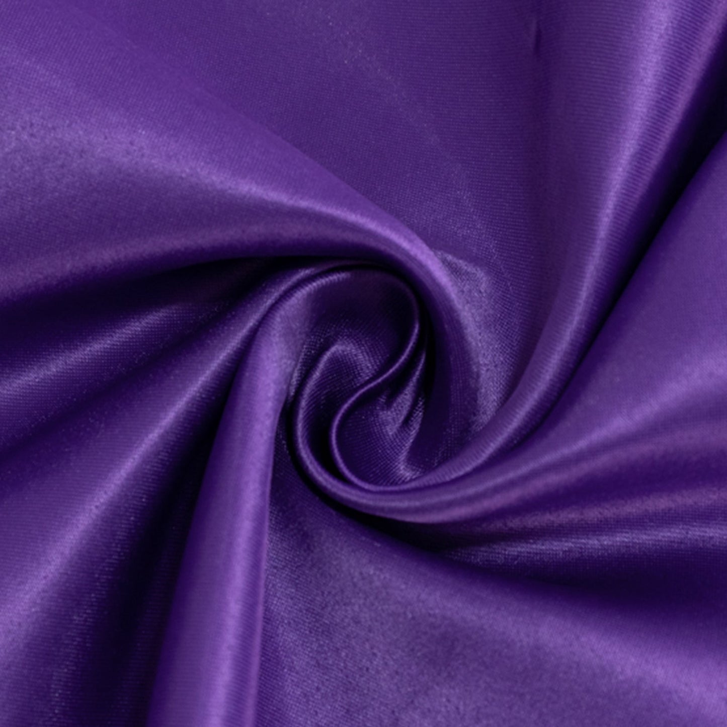 Lamour Satin 54"x54" Table Overlay Square Tablecloth Purple - Durable & Silk-Like Table Cover