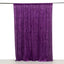 Purple Crushed Velvet Backdrop Curtain â€“ 8ft x 8ft Event Drape with Rod Pocket, Privacy Panel for Photo Booths & Events