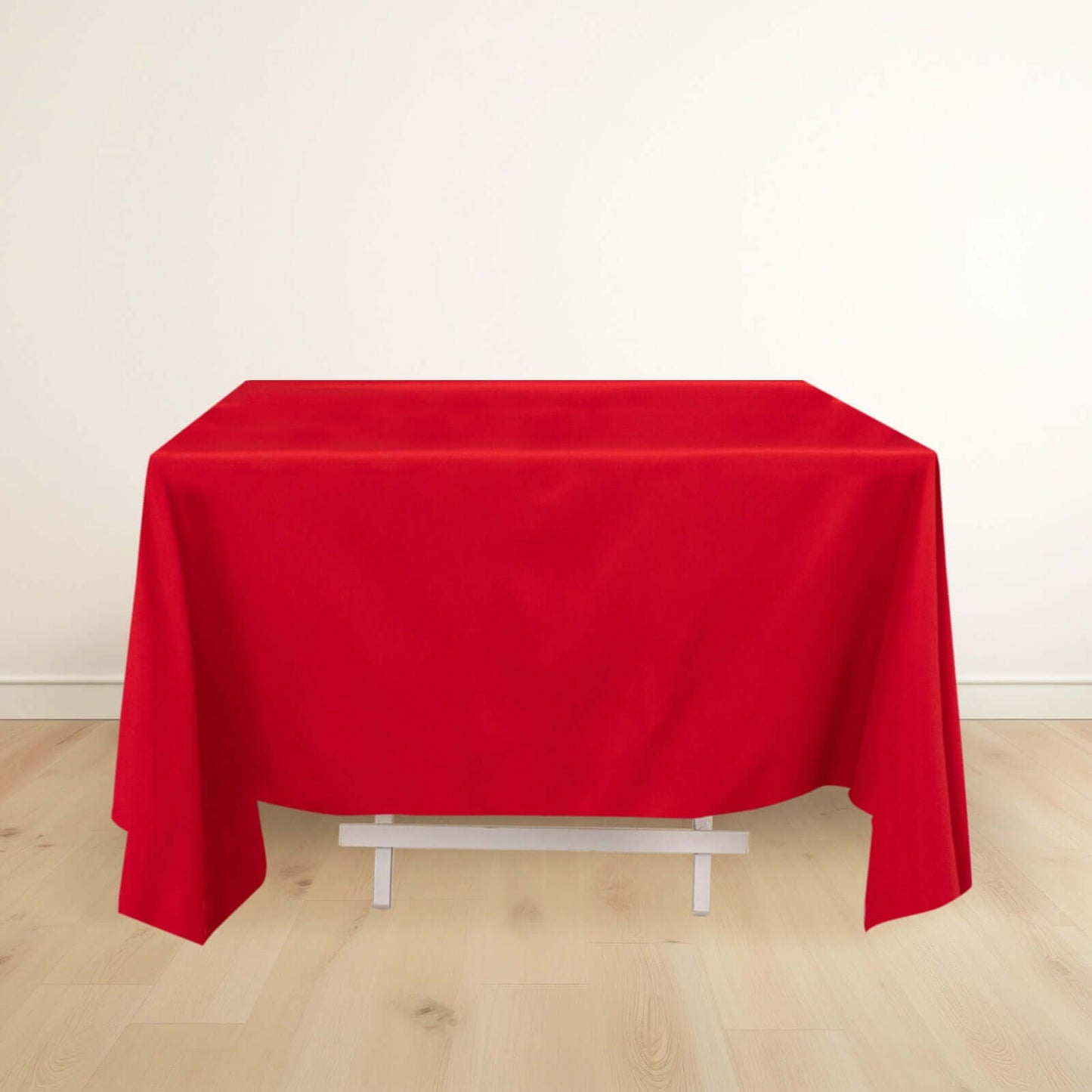 Scuba Square 70"x70" Tablecloth Red - Wrinkle Free & Stain Resistant Table Cover