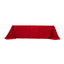 Lamour Satin 90"x156" Rectangle Tablecloth Red - Luxurious, Soft Seamless Table Cover
