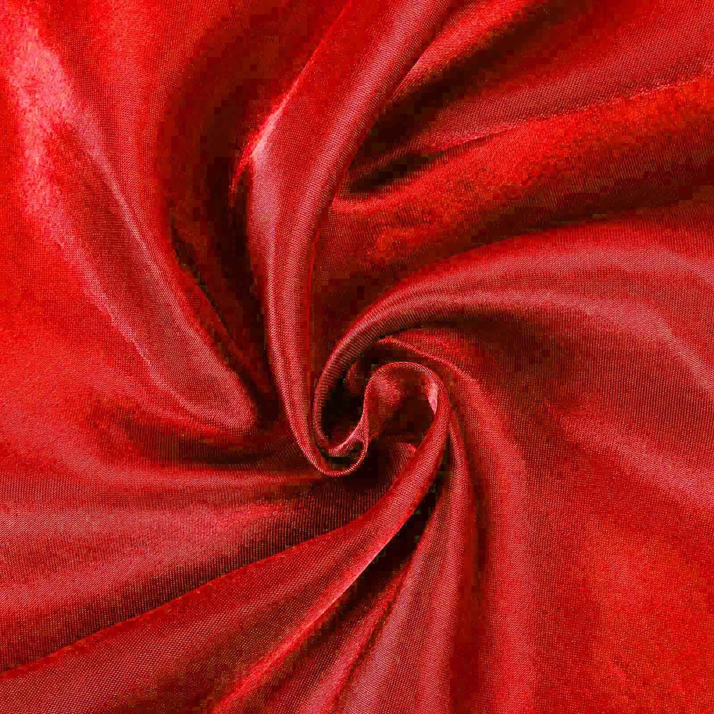 Satin 90" Round Tablecloth Red - Smooth and Lustrous Table Cover