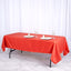Polyester 60"x102" Rectangle Tablecloth Red - Durable and Stylish Table Cover