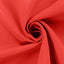 Polyester 120" Round Tablecloth Red - Seamless Wrinkle-Resistant Table Cover