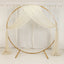 Beige Sheer Backdrop Drape â€“ 5ftx32ft Wedding Arch & Ceiling Decor Panel, Wrinkle Free with Soft Shimmer